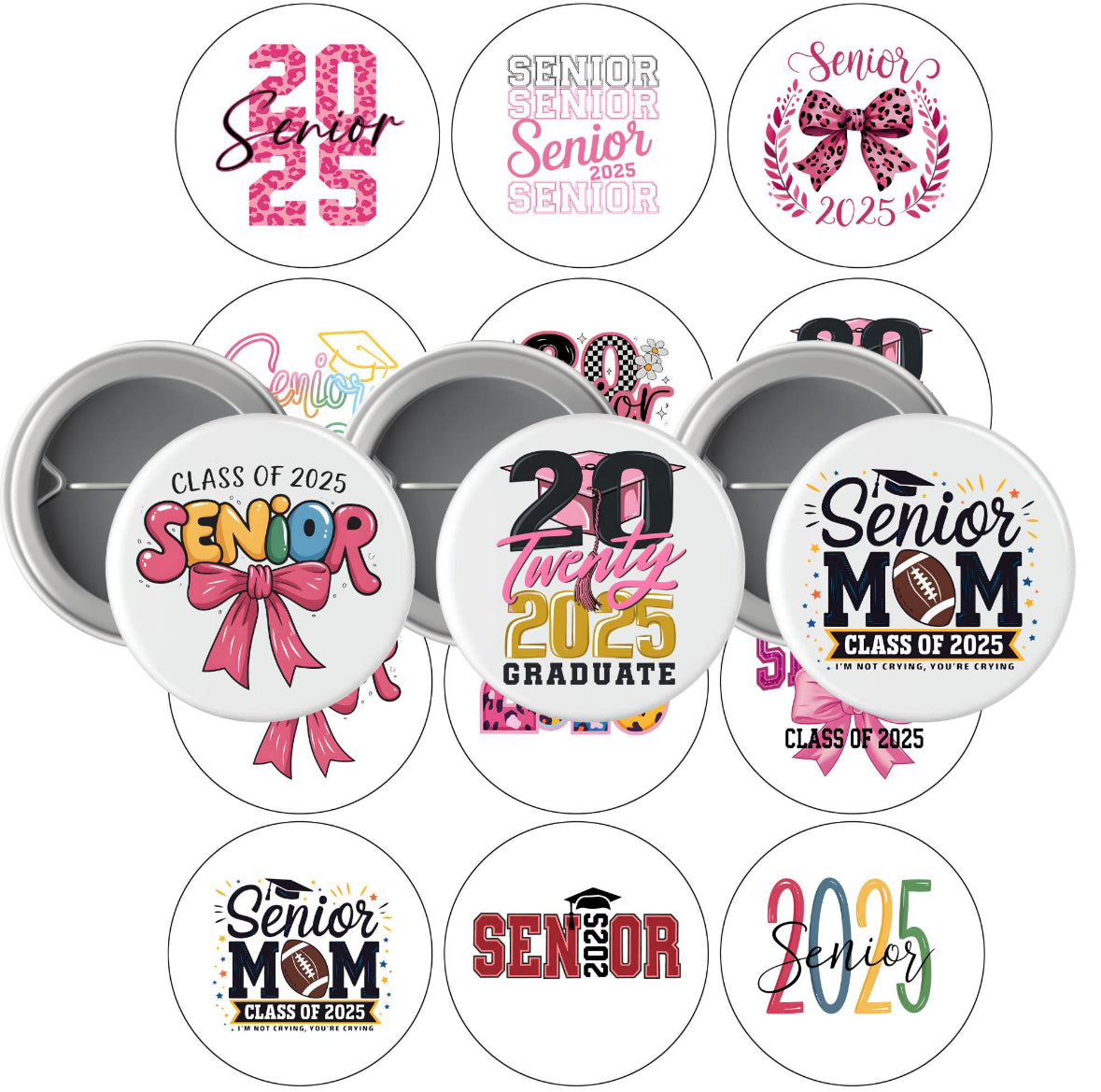 Custom button pins
