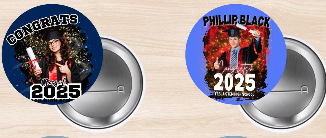 Custom button pins