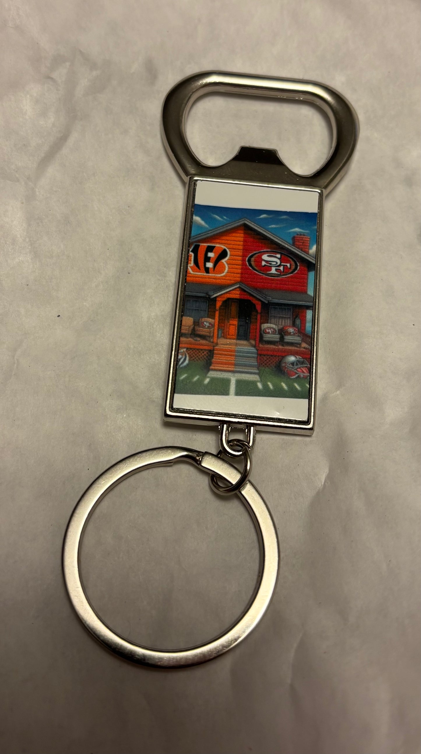 Keychain bottle opener