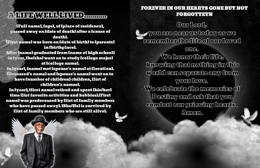 Memorial obituary