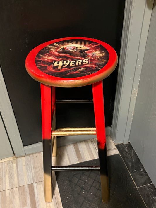 custom designed barstools set