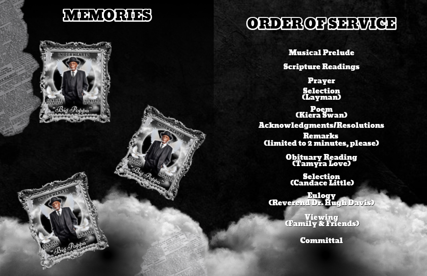 Memorial obituary